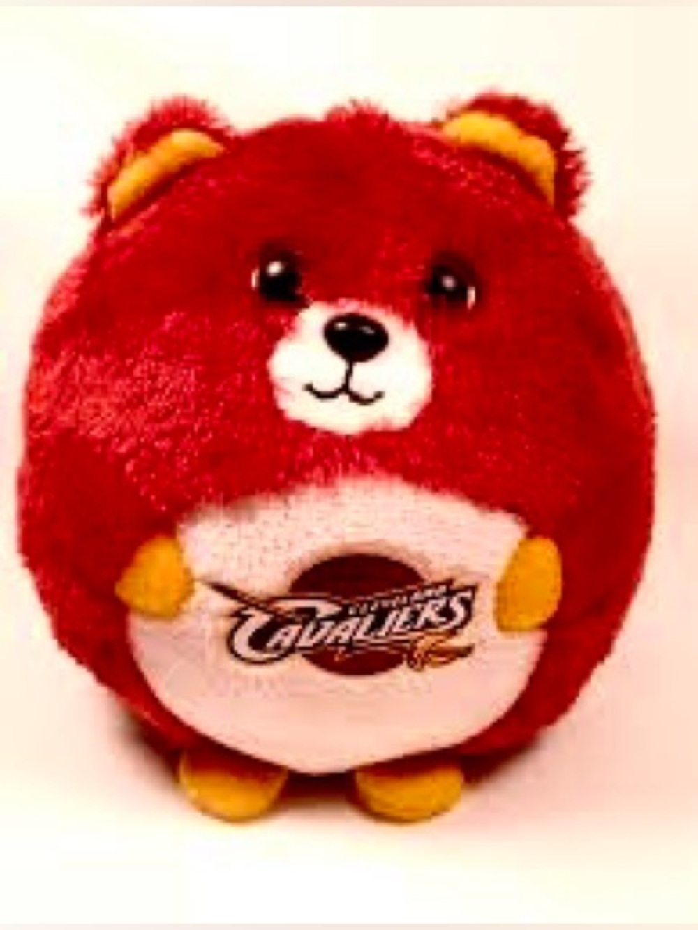 TY NBA Beanie Ballz Cleveland Cavaliers 5" Plush Wine Gold Stuffed 2012 retired
